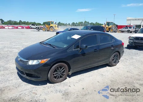 2012 Honda Civic Ex from USA, damaged, VIN 19XFB2F84CE064891